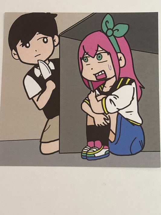 Aubrey and Sunny Art Print - OMORI Fanart, Kawaii Wall Art