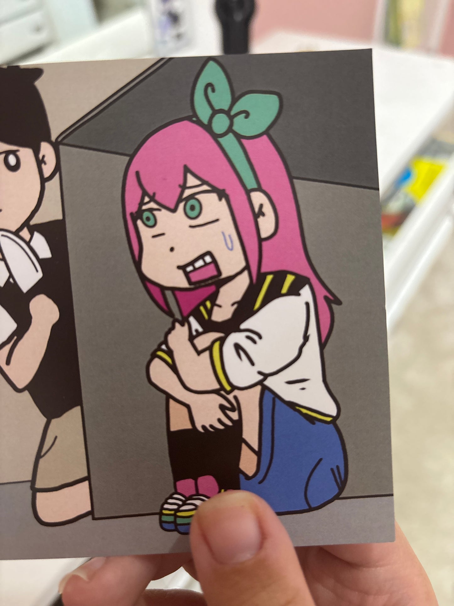 Aubrey and Sunny Art Print - OMORI Fanart, Kawaii Wall Art