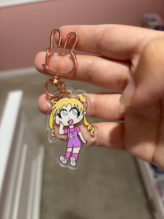 Usagi Tsukino Acrylic Charm - Sailor Moon Fanart