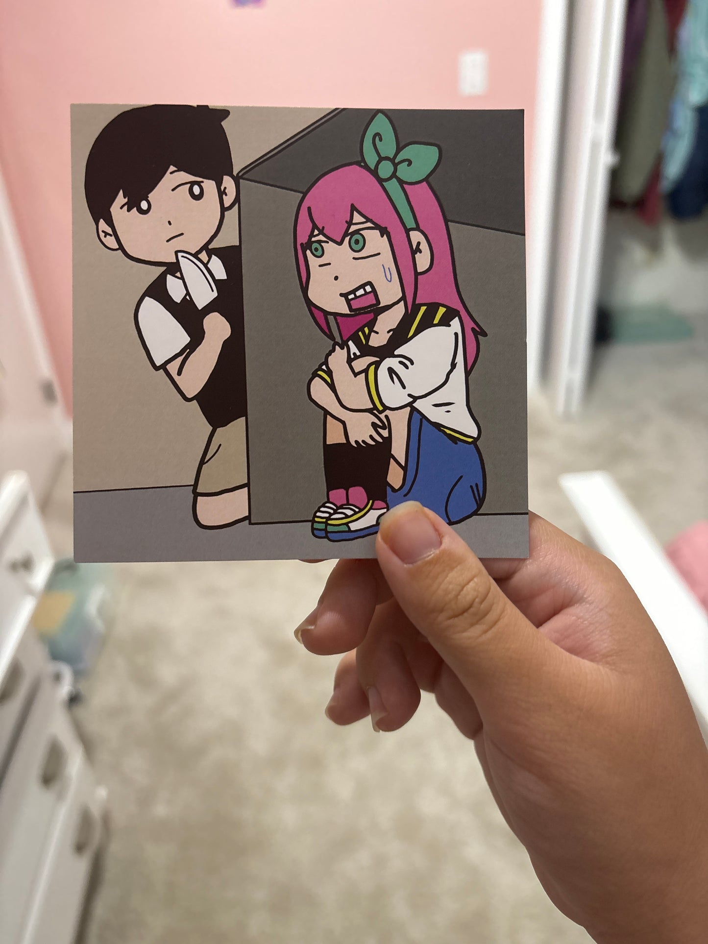 Sunny and Aubrey OMORI art print inspired