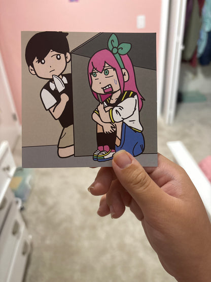 Sunny and Aubrey OMORI art print inspired