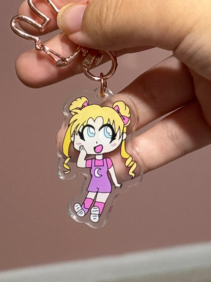 Usagi Tsukino Acrylic Charm - Sailor Moon Fanart